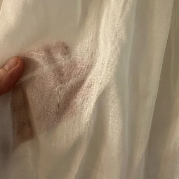 Embroidered White Short-Sleeve Peasant Top - Picture 8 of 9